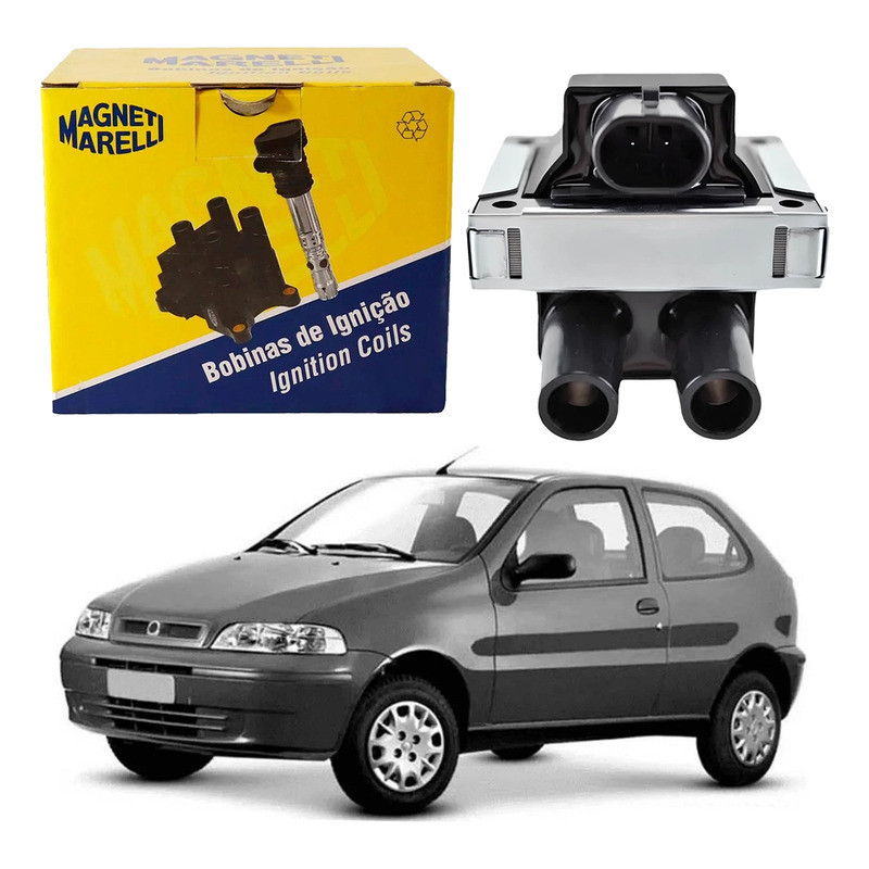 Bobina Ignição Marelli Palio 1.3 8v Fire Gas 2002 A 2003 em Oferta na Shopee