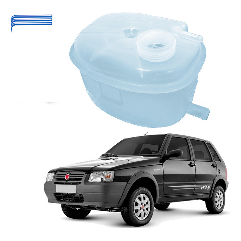 Reservatorio Agua Radiador Uno Way 1.0 2005 A 2013 em Oferta na Shopee