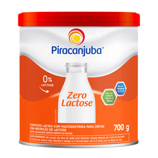 Composto Lacteo Zero Lactose 700g Lata Piracanjuba em Oferta na Shopee