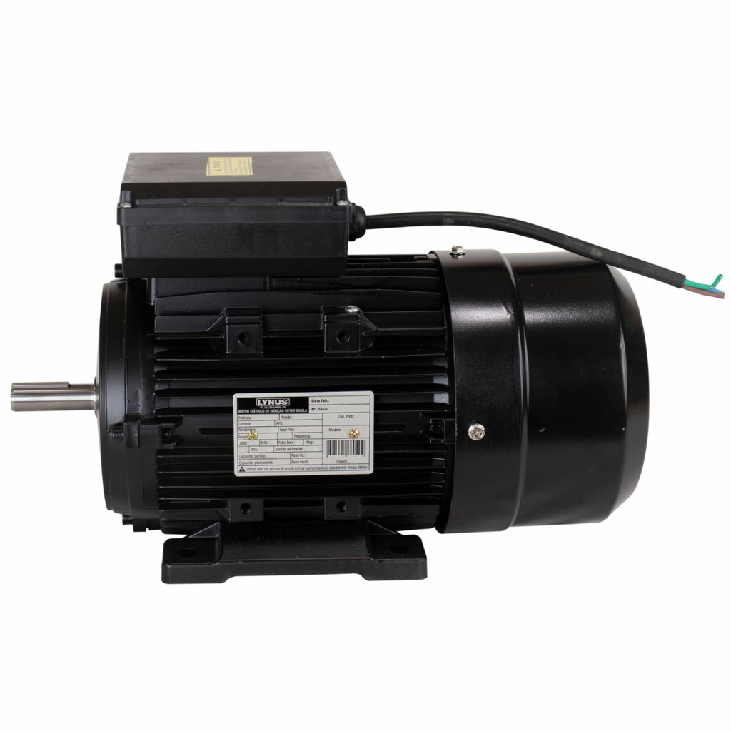 Motor Elétrico Monofásico 3,0CV 4 Polos Bivolt Lynus Bivolt