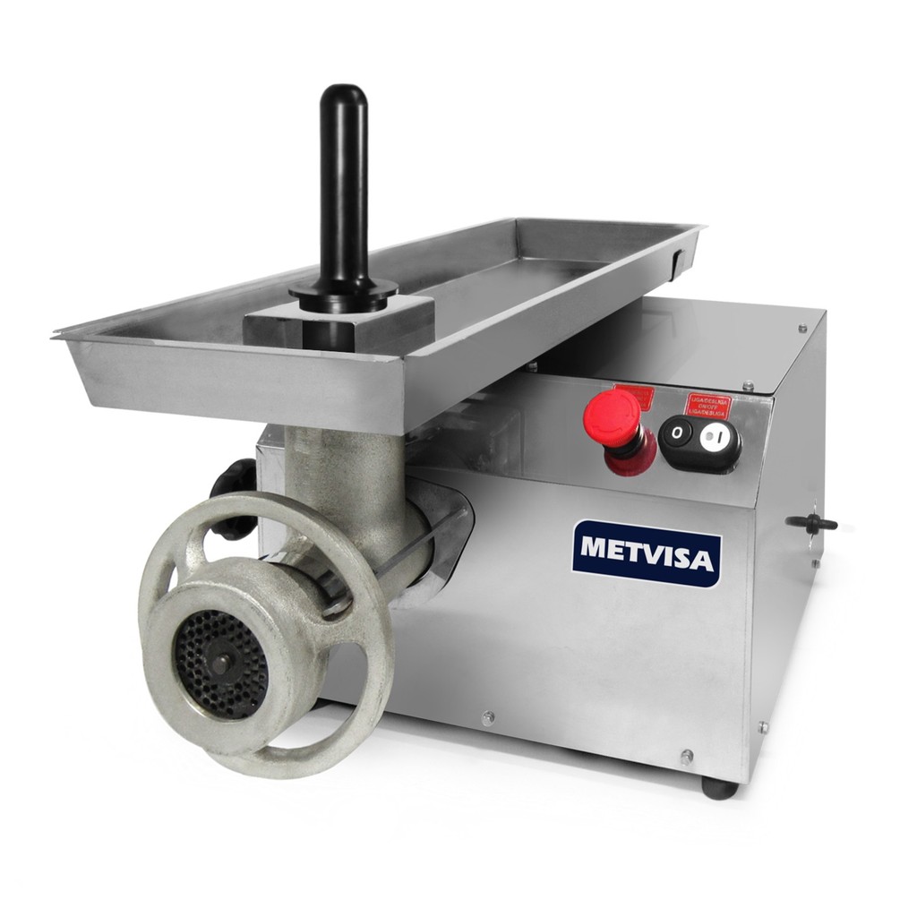 Moedor De Carne Boca 10 Leve Metvisa Picador De Carne Inox