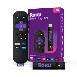 TV Box Roku Streaming Stick Aparelho que Transforma TV em Smart Conversor Smart TVs Original em Oferta na Shopee