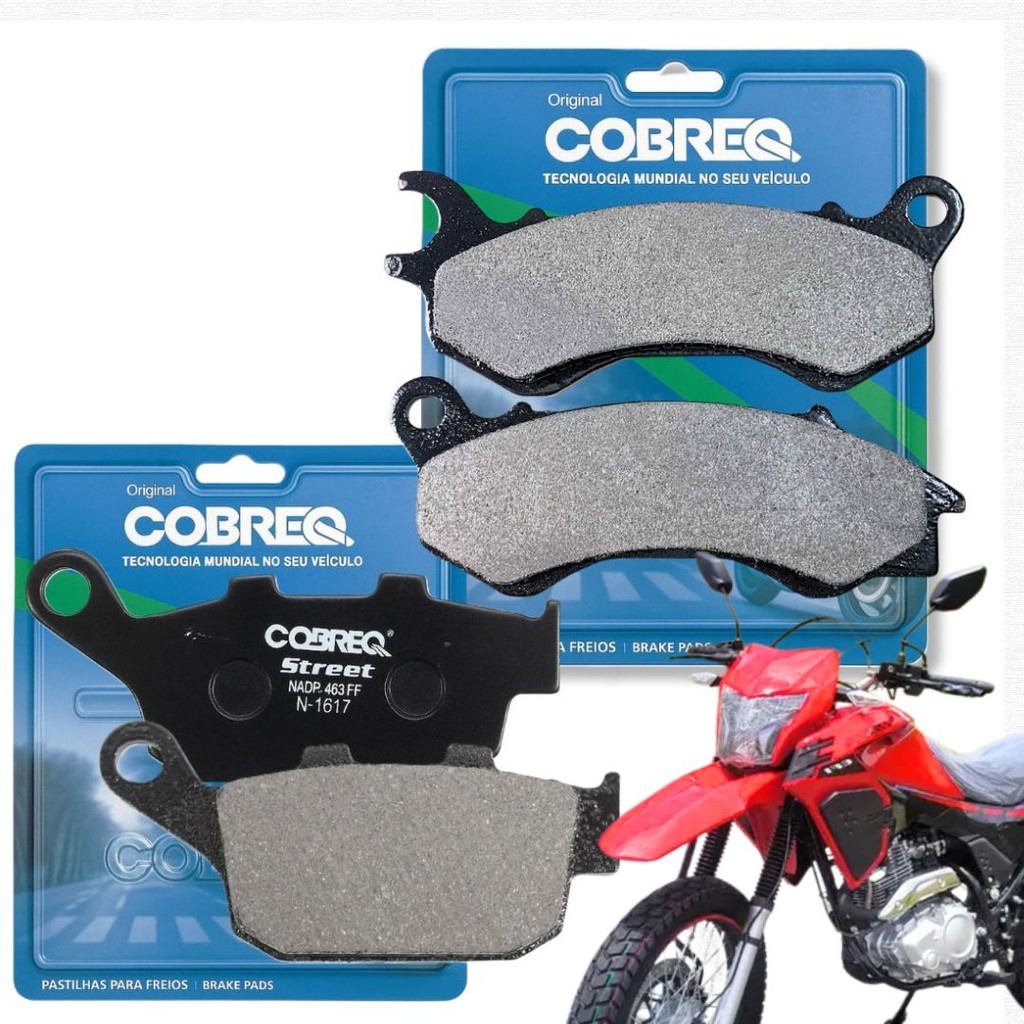 Kit Pastilhas de Freio P/ Shineray Shi 175 Efi Injetada Cobreq