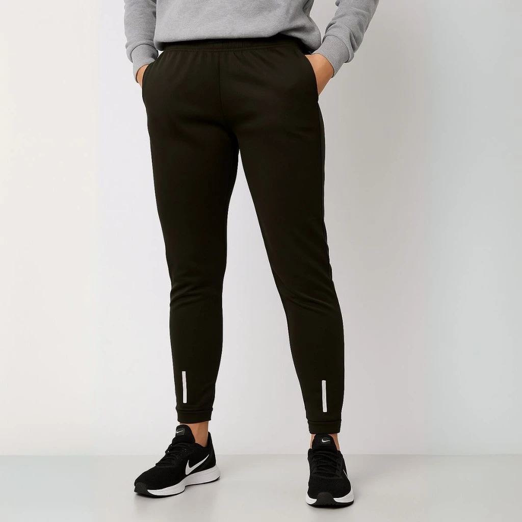 Calça JOGGER Refletivo Peças Dry Fit Academia Masculina Adulta com Bolso Zíper Flanelada — imagem 1