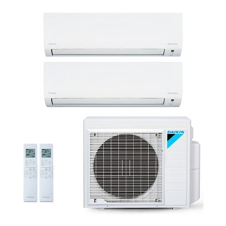 Ar-Condicionado Bi Split Inverter Daikin 18.000 BTUs (1x Evap HW 9.000 + 1x Evap HW 12.000) Quente/Frio 220V  R-32 em Oferta na Shopee