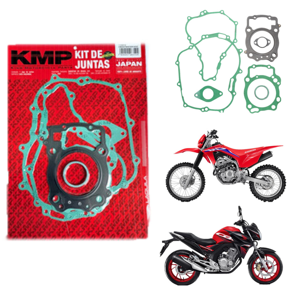 Jg Juntas Completo Cb 250 Twister Crf 250f 2016/2025 Kmp Original em Oferta na Shopee