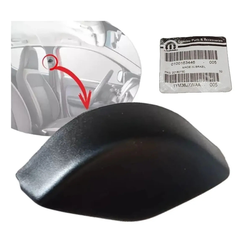 Acabamento Cinto Segurança Original Fiat Uno Palio Punto Mob