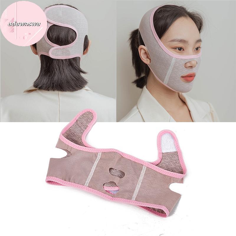 ADAWA 1 Pc 3D Reutilizável Respirável Beleza Mulheres Anti Rugas Emagrecimento Bandagem V Shaper Full Face Lift Máscara