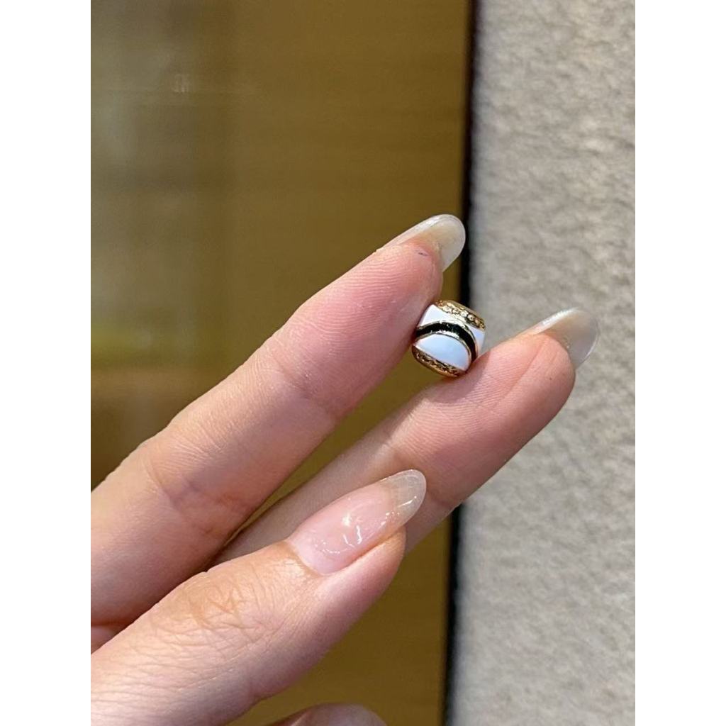 Cobre puro óleo gotejamento diamantes tigre dente barril contas artesanais diy acessórios pulseira colar acessórios moda