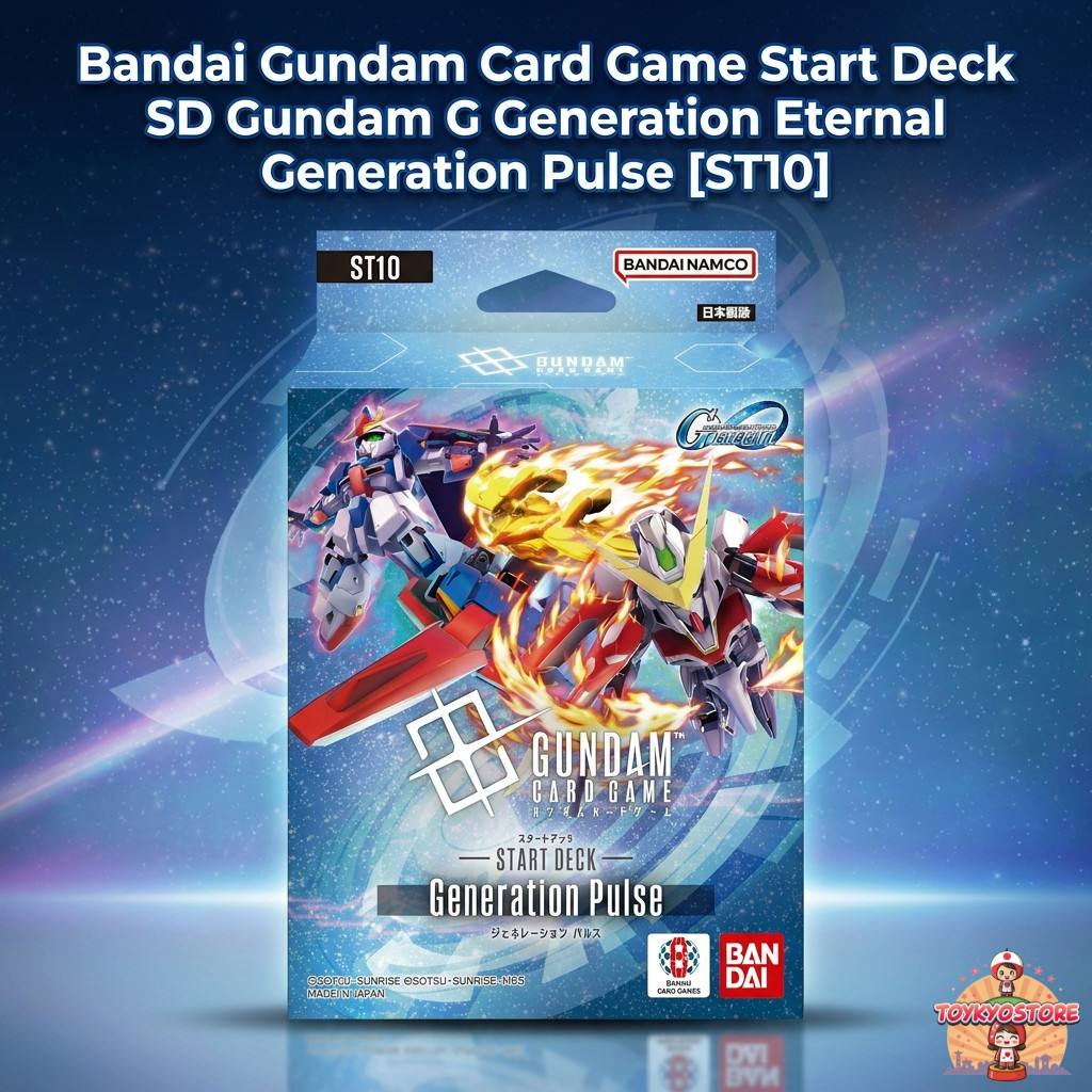 Release 27 June | [Japanese Ver.] BANDAI Gundam Card Game Start Deck SD Gundam G Generation Eternal Generation Pulse [ST