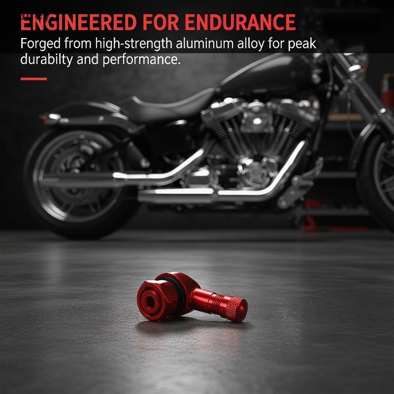 [VLY] Válvula De Motocicleta De Alumínio CNC De Precisão 11.3 Mm Com Ângulo De 90 Graus Para Processo De Inflação E Conf