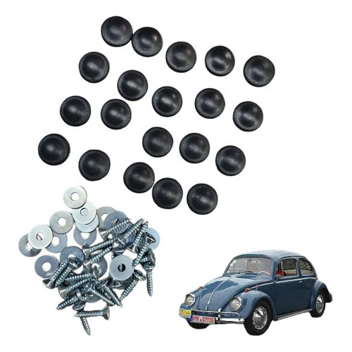 Kit 20 Un Parafuso Fixacao Forro De Porta Kombi Fusca