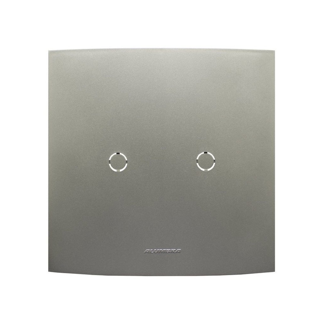Placa 4X4 com Suporte Para Cega Saída De Fio Inova Pro Class Alumbra Champagne