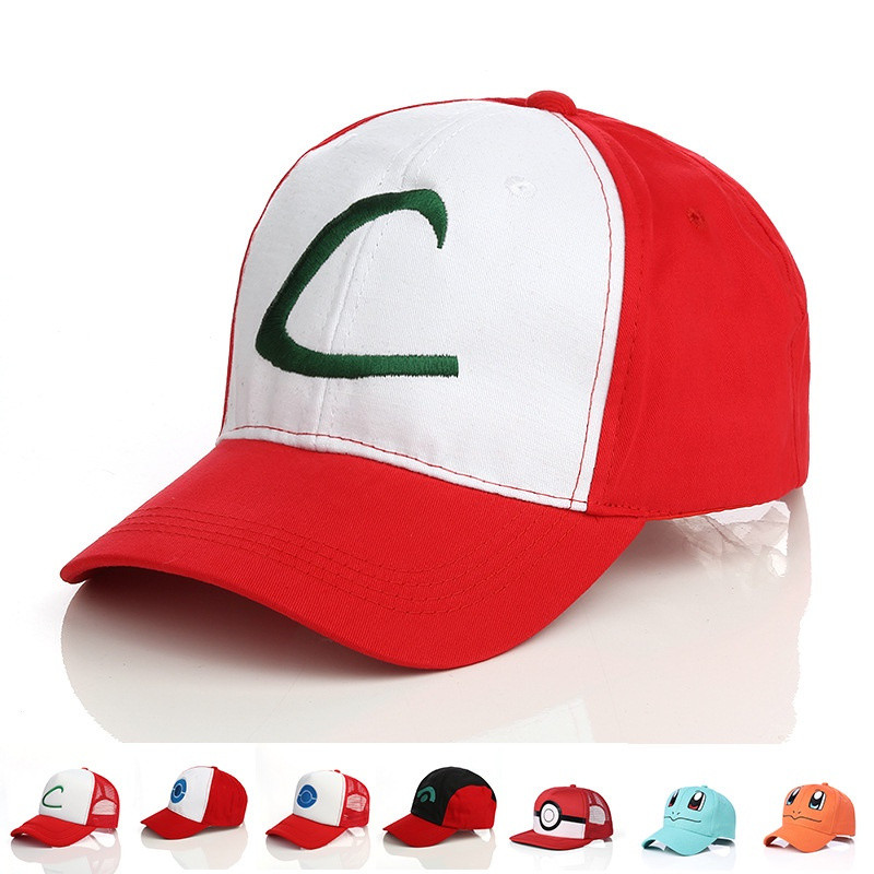 Bonés Para Meninos Ash Ketchum Pokémon Chapéu Boné De Beisebol Infantil Chapéus Da Moda