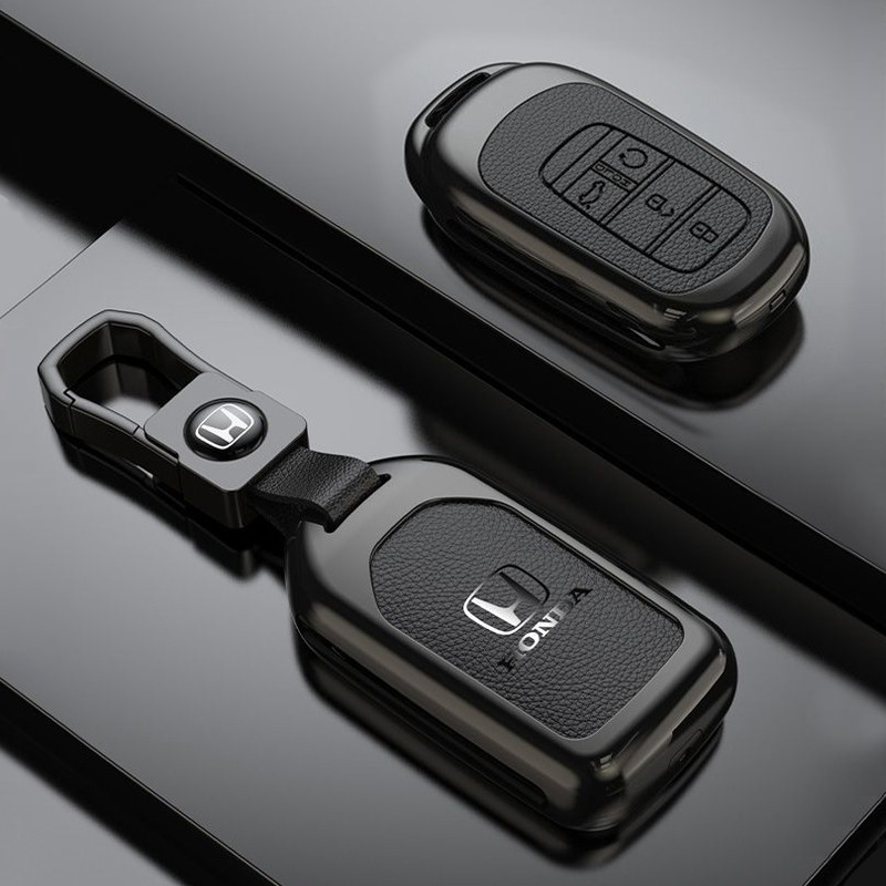 Capa para Chave de Carro Honda Feita de Liga de Zinco - Compatível com Civic, Accord, CR-V, Fit, XR Vezel, Integra Acess