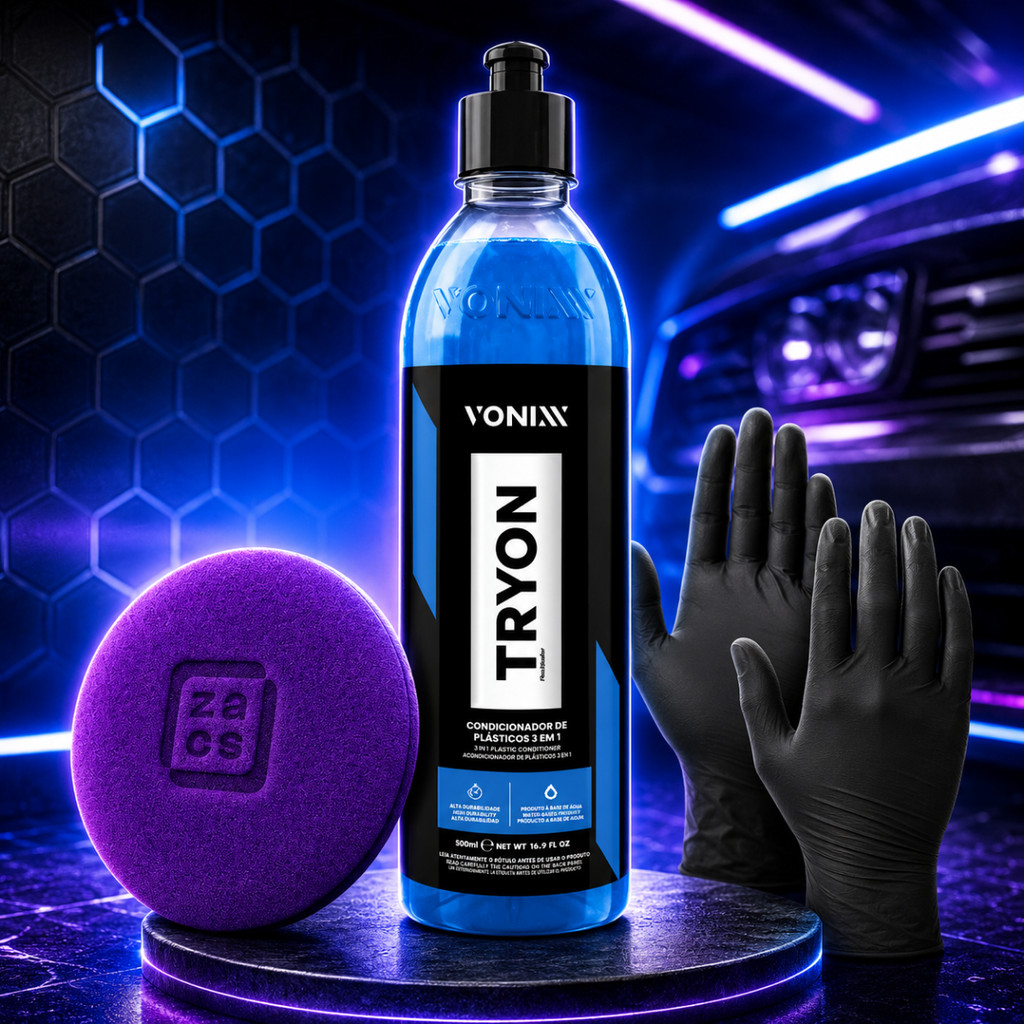 Kit Para Renovar Plástico Interno Externo Borracha Tryon Vonixx