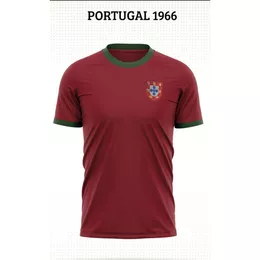 Camisa Portugal 1986 Retro Copa Mundial Licenciado Oficial Torcedor lendária Eusébio Futebol Time