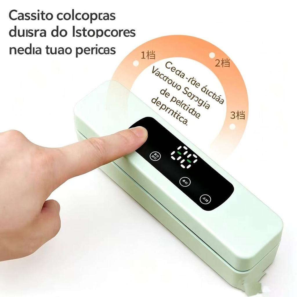 Seladora a Vácuo Automática para Alimentos Selo Rápido e Forte Preserva Frescor
