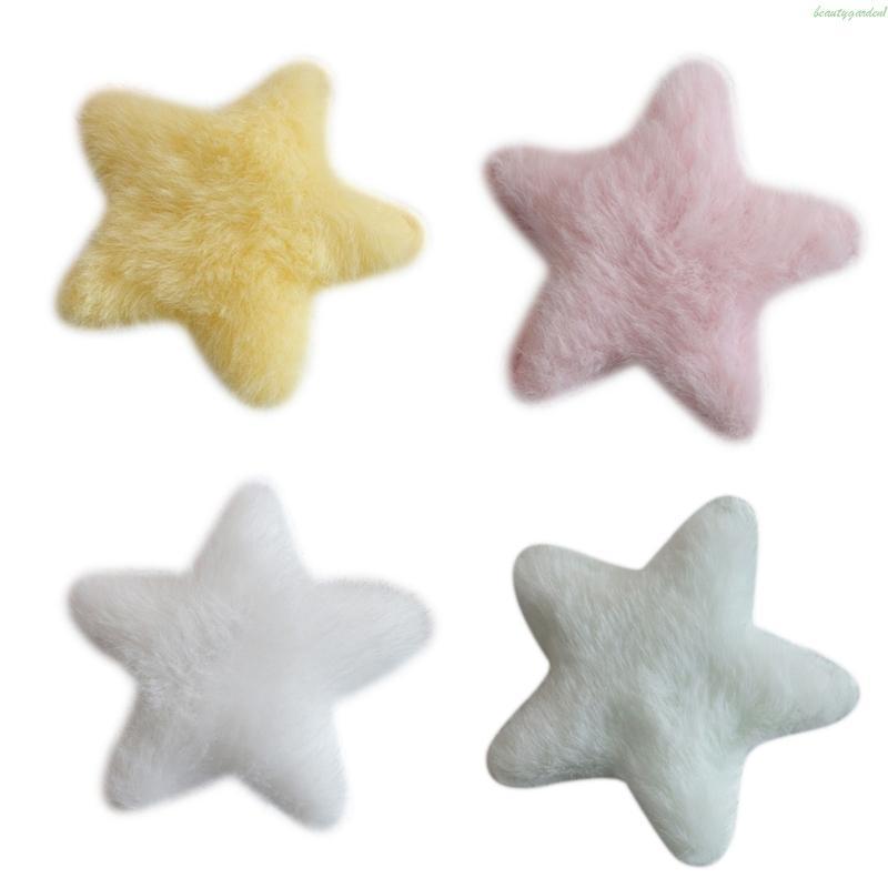 beauty1 Peludo Lado Franja Clipe Estrela Y2K-Estilo Doce Artesanal Bonito Pinos Cocar Acessórios Para O Cabelo Mini Hair