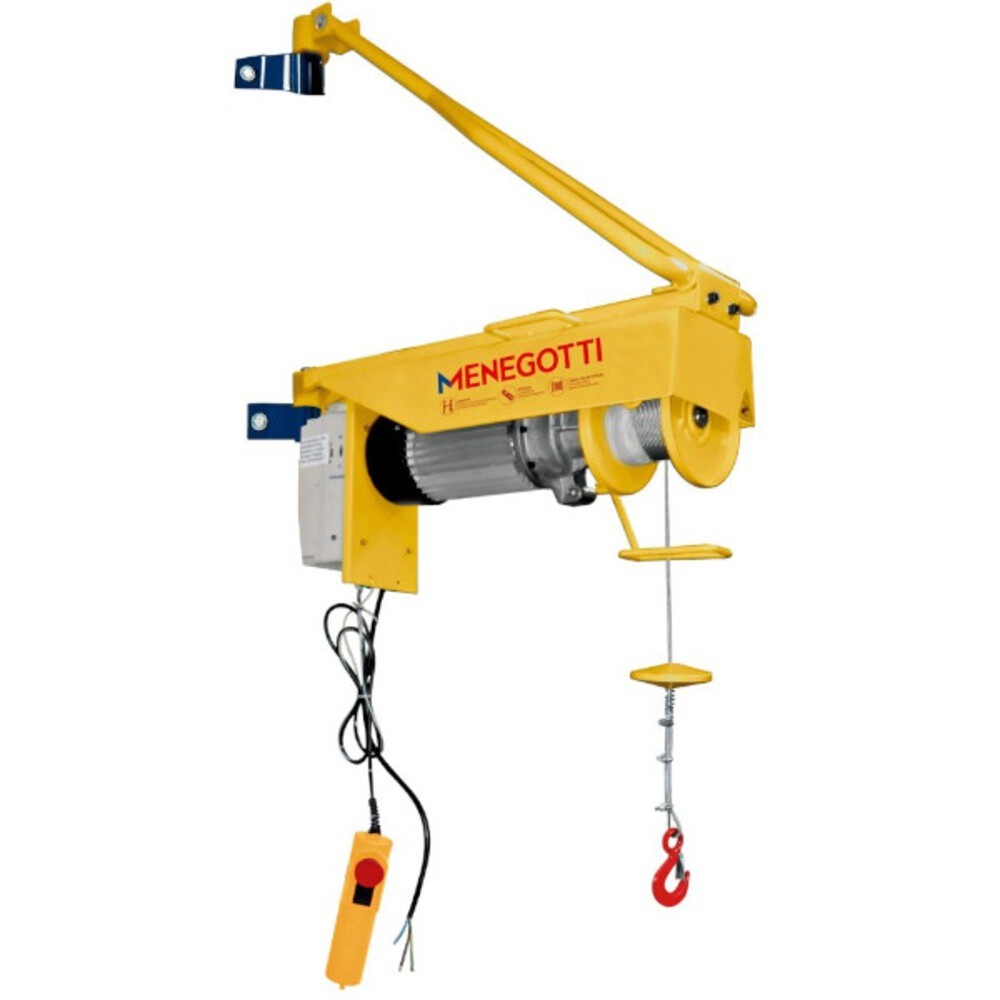 Guincho de coluna regulável 200 kg 30 m trifásico MGC 200 - Menegotti