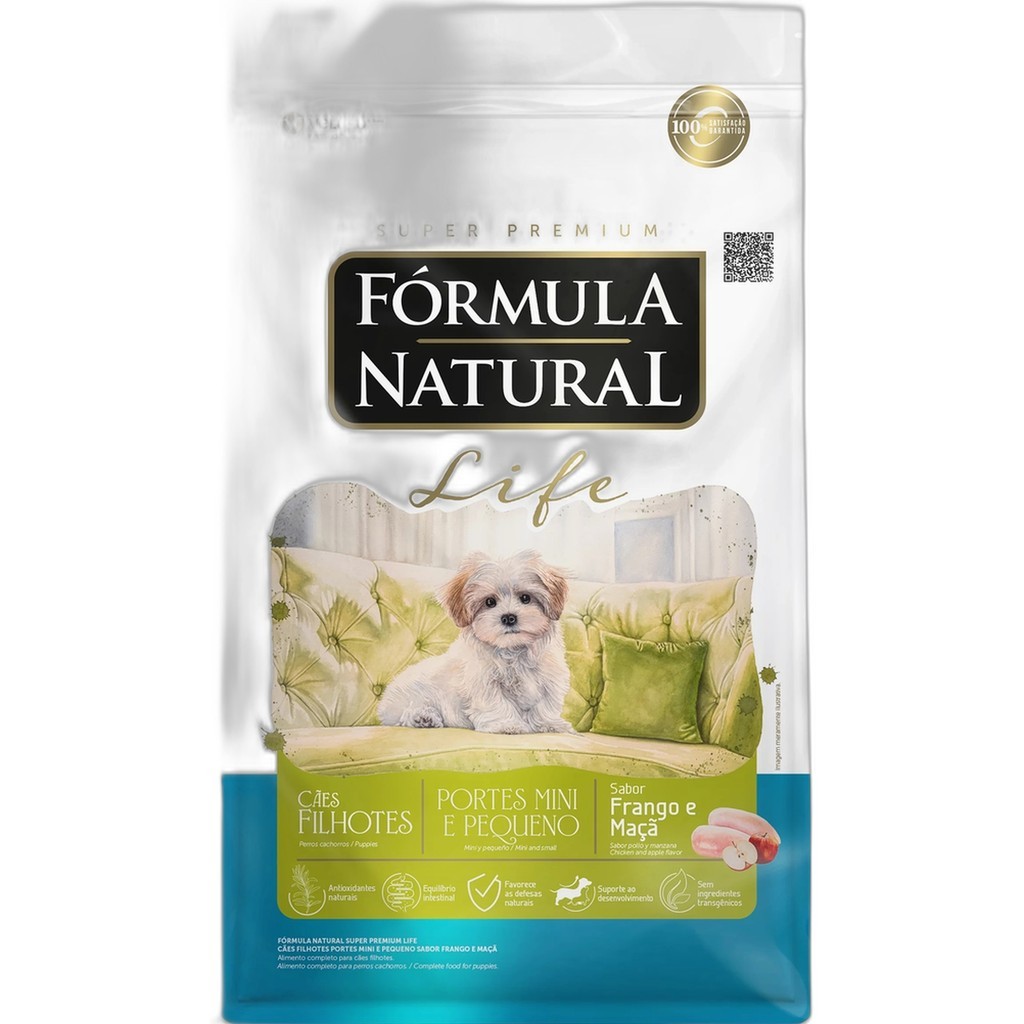 Ração Fórmula Natural Life Filhote Mini/peq - 1kg