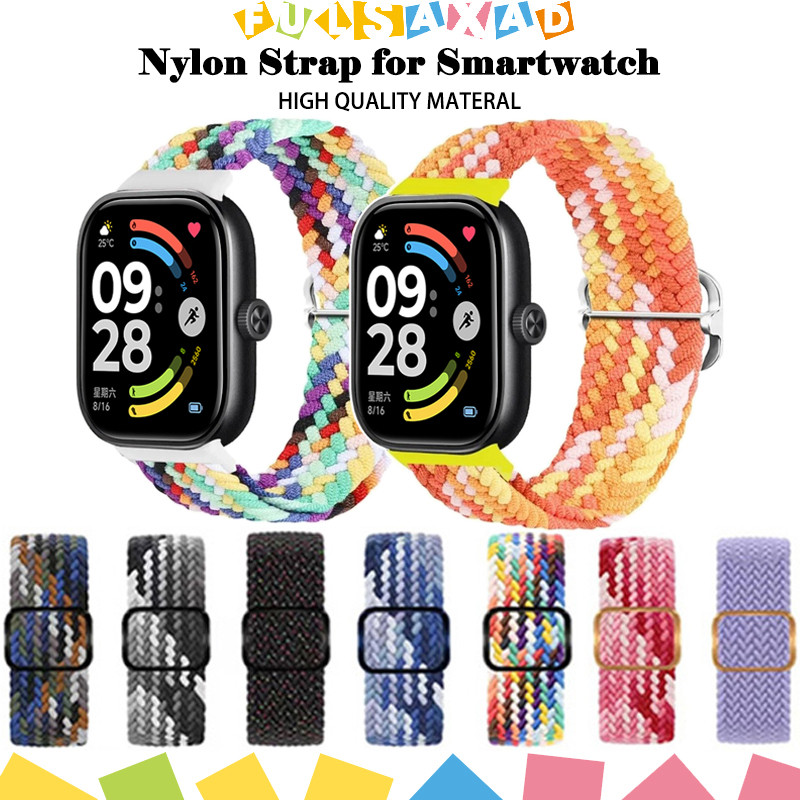 Pulseira De Strap Sport Nailon Elástico Braided Para Relógios Redmi Watch 6 Active/Lite/6 5 4/ MiBand 10 Pro 9 Pro 8 Pro