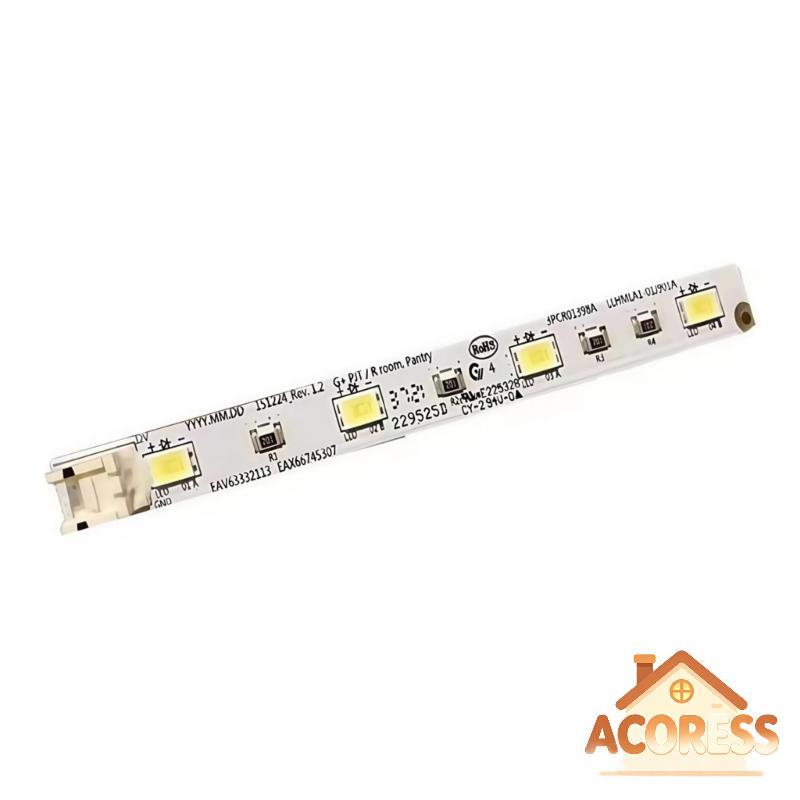 ACO * 12V Acessórios De Peças De Geladeira De Baixa Energia Para F521SN71 Porta Frontal Freezer Lâmpada LED Painel De Ba