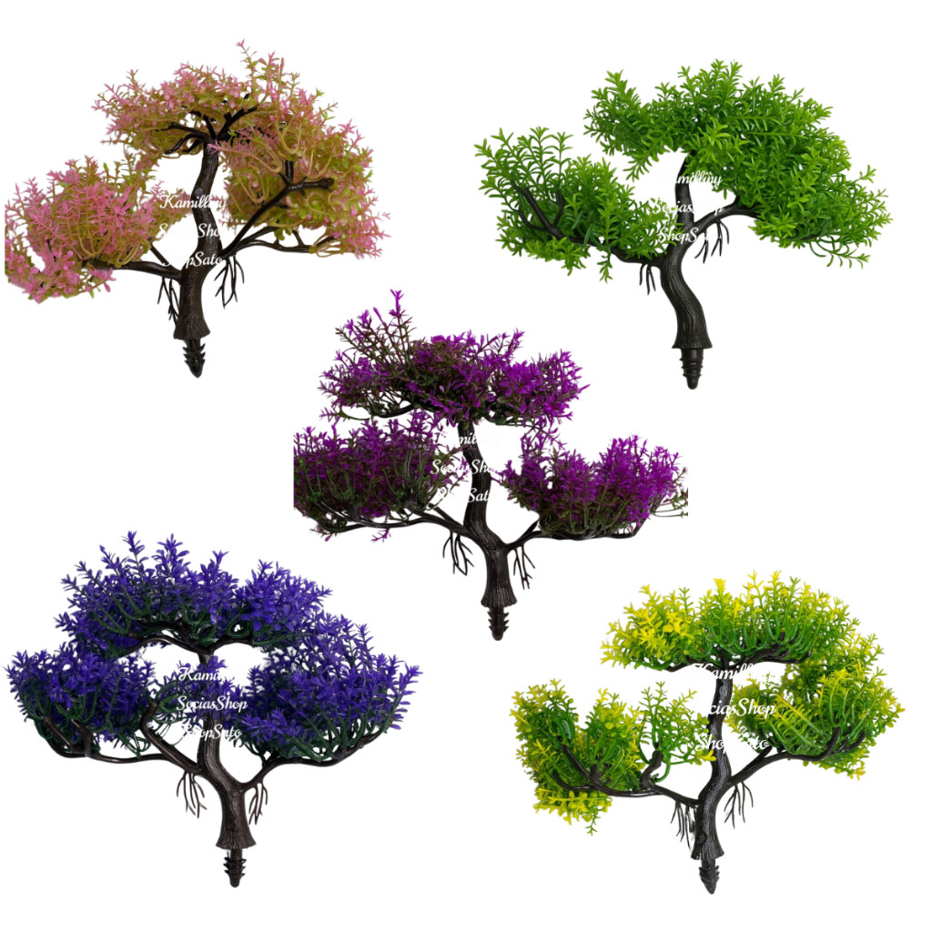Árvore De Bonsai Artificial Planta Para Arranjos de Plástico Decoração De Mesa Enfeite