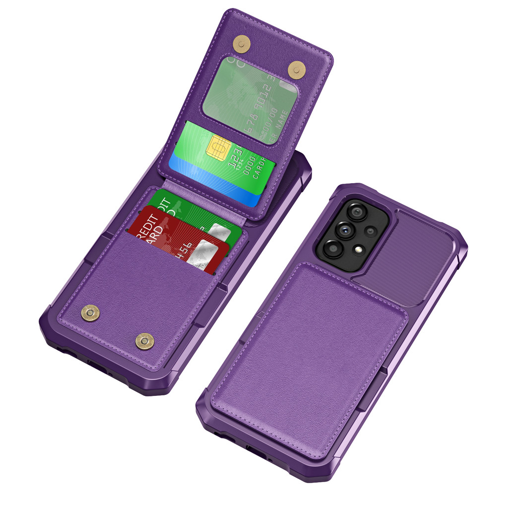 Caso Carteira Titular Do Cartão Slot De Couro Telefone Para Samsung S25 Edge S24 FE S23 Ultra S22 Plus A56 A36 A26 A16 A em Oferta na Shopee