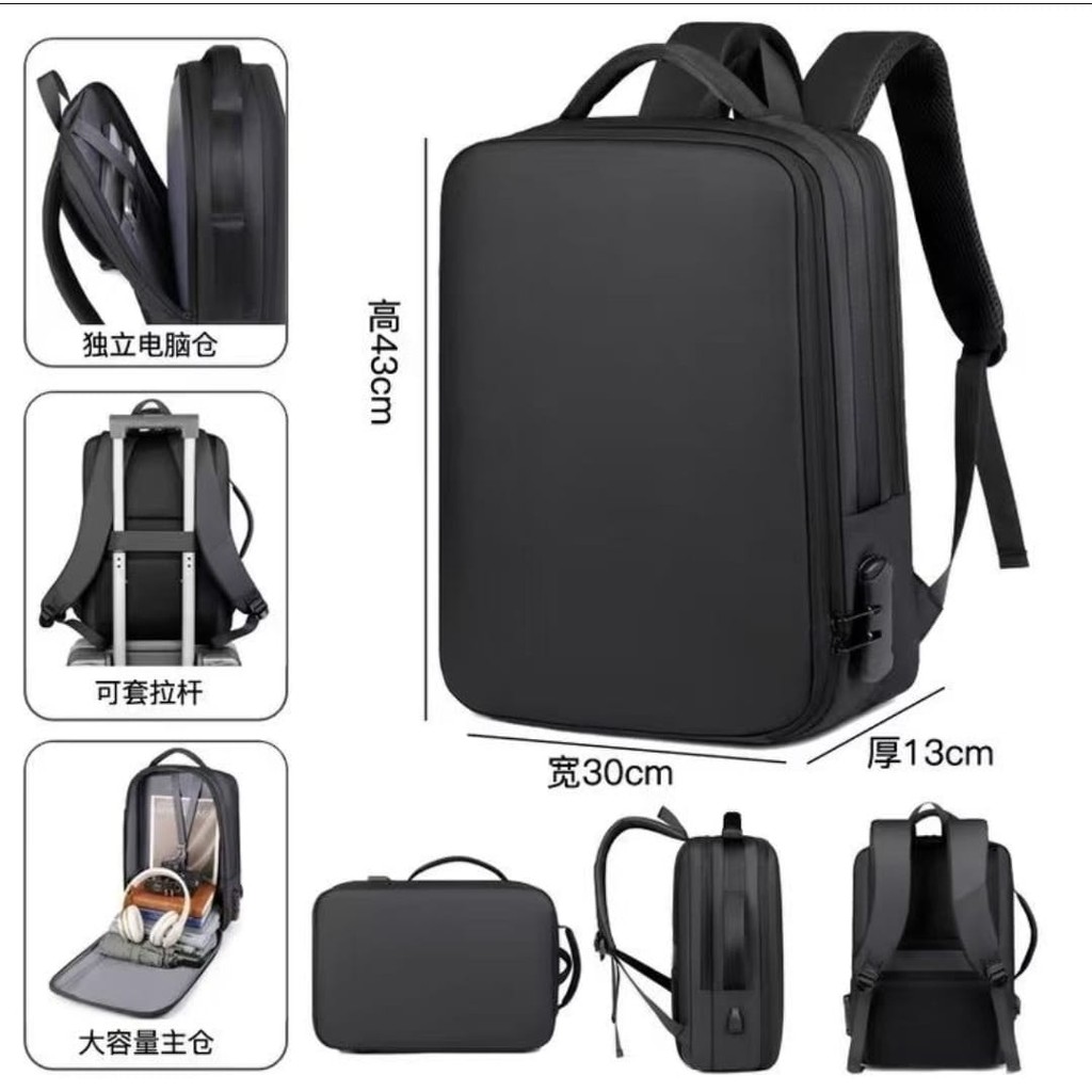 Mochila Executiva Antifurto masculina femenina Impermeavel USB viagem notebook multifuncional