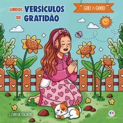 Lindos Versículos de Gratidão | Livro de Colorir