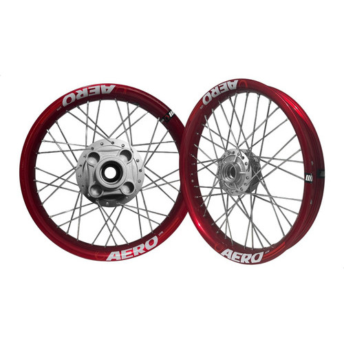 Par Roda Alumínio Viper Aero Vermelho Cg 83/99 125 Disco 4mm