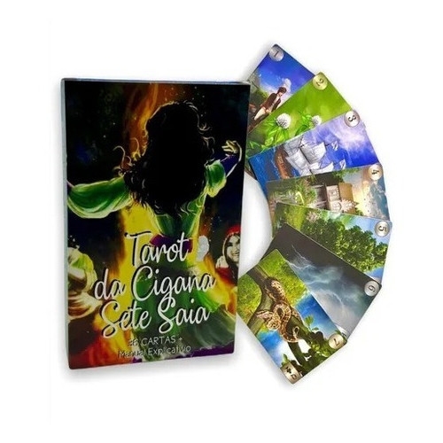 BARALHO TAROT DA CIGANA SETE SAIAS 36 Cartas Com Manual