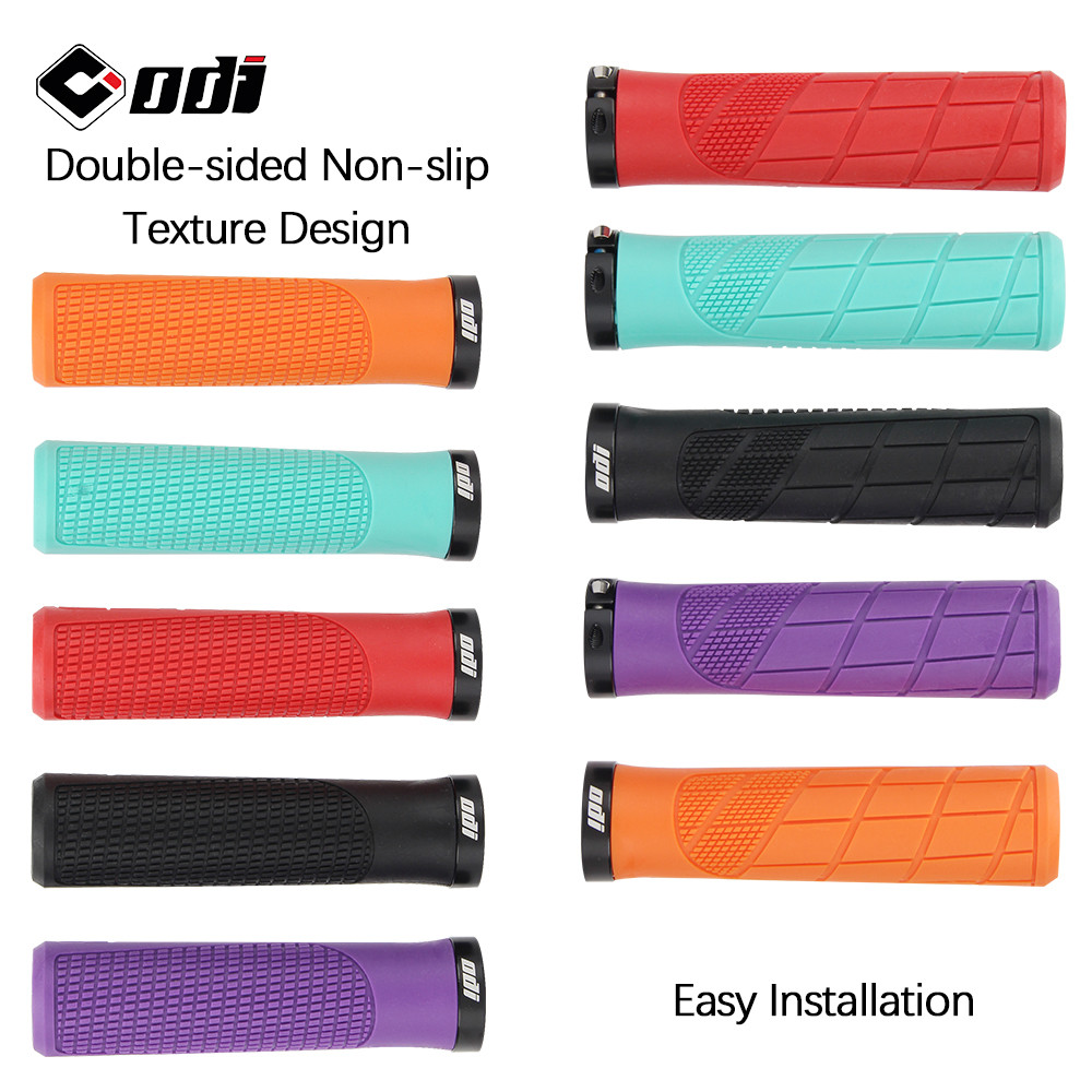 ODI Borracha Guiador Apertos MTB Lock-on Grip À Prova De Choque Antiderrapante Montanha/Estrada Alça Capa Dobrável Equil