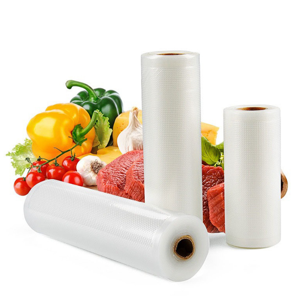 Rolo Saco Embalagem A Vácuo Ranhura Seladora 20 CM * 5 Metros em Oferta na Shopee