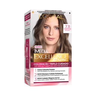Coloração Imédia Excellence 7.11 Louro Cinza Natural em Oferta na Shopee