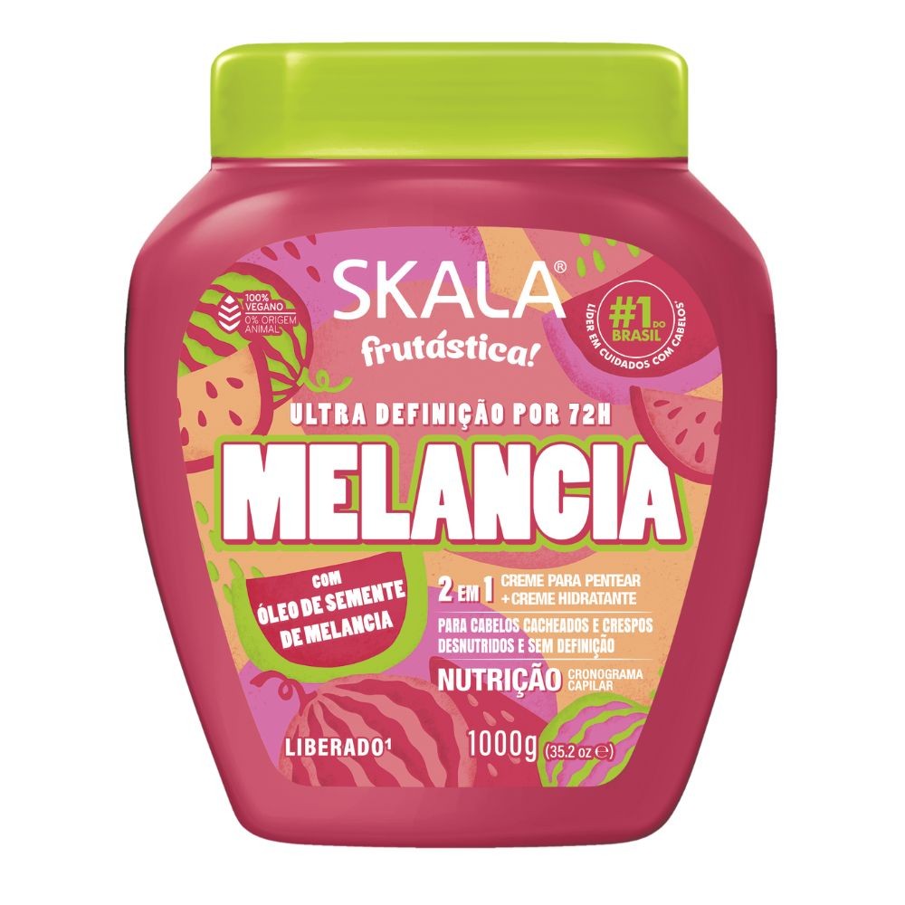 Creme Skala Frutástica 2 em 1 Ultra Definição 72h Melancia 1kg