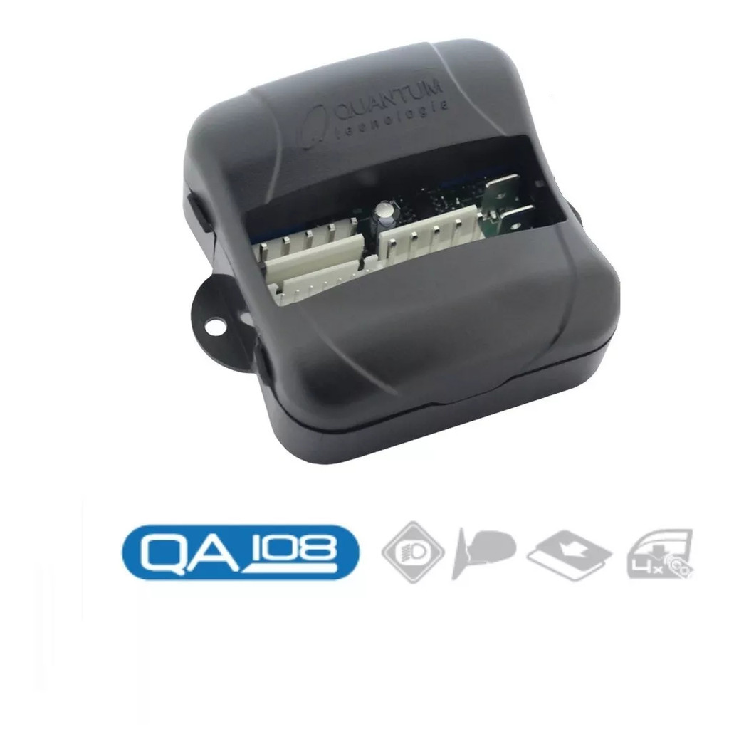 MODULO SUBIDA VIDRO ELETRICO QUANTUM QA108 QA 108 LV108 LV COM CHICOTE