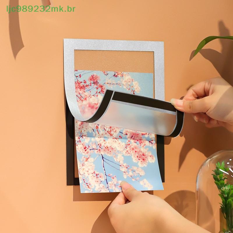 [MYBR] Molduras Magnéticas A3/A4 Parede Kpop Photocard Holder Display Decor Para Janela De Escritório Anúncio Geladeira