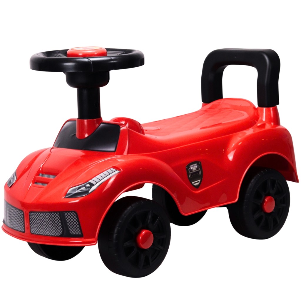 Carrinho Andador Vermelho C/ Buzina Peso Max 18KG - Castela em Oferta na Shopee