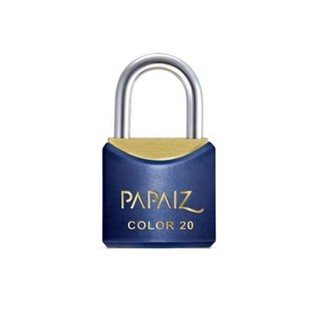 Cadeado com Chave 20mm Latão Azul Colorido Papaiz em Oferta na Shopee