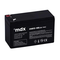 Bateria Selada p/ UPS 12V/7AH ENB12-NB MDX Energia Reserva Nobreak No Break Estabilizador