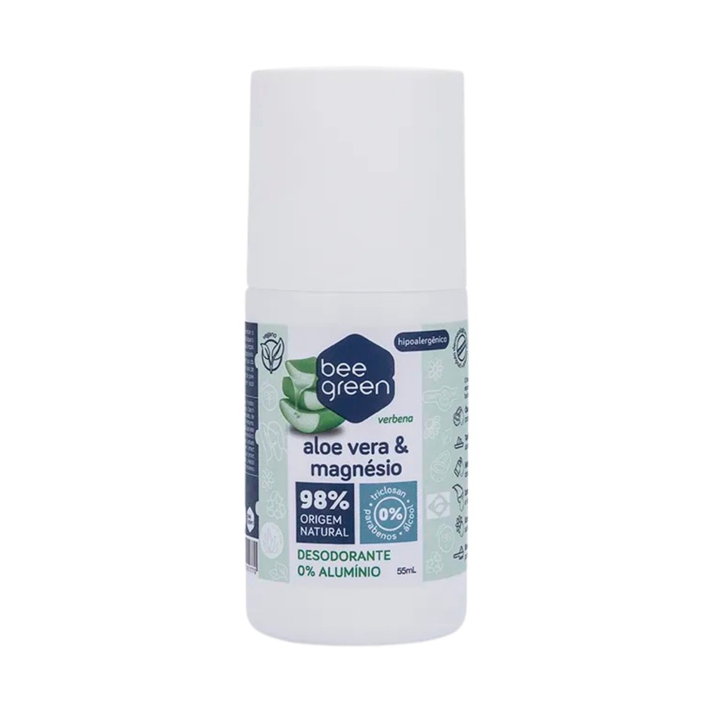 Desodorante Roll-On Verbena Sem Alumínio Bee Green 55ml
