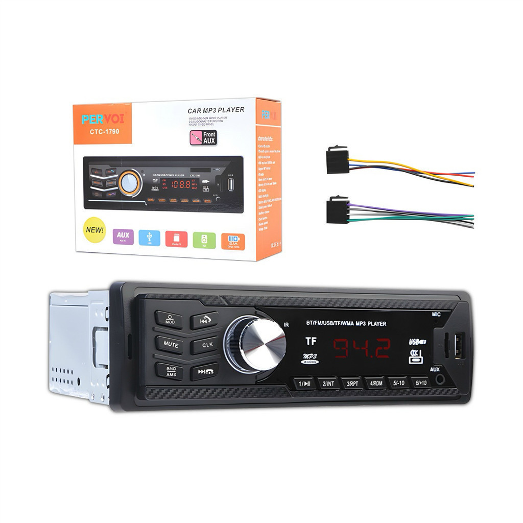 Rádio automotivo Bluetooth CTC-1790 USB, Bluetooth e leitor de cartão SD