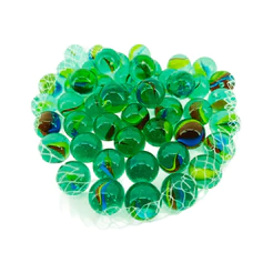 Kit 100 Bolinhas Bola de Gude De Vidro Coloridas Várias Cores Coleção Decoração Clássicas