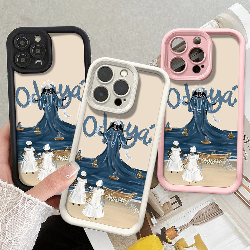 Capinha de celular anti impacto de Iemanjá  Odoyá para iPhone xr max 11 12 13 16 15 14 pro max 15 Plus 14 Pro capa