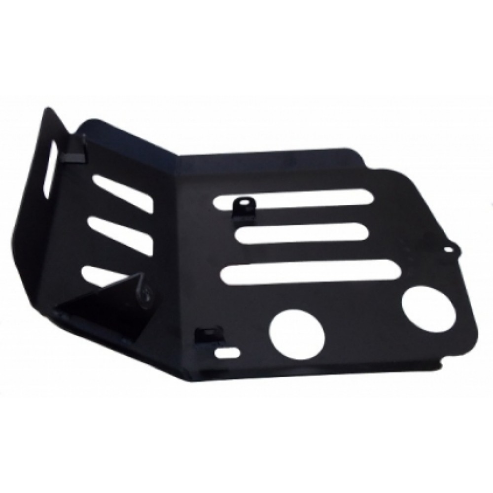 Protetor De Carter Peito Motor Yamaha Super Tenere 1200 em Aço Preto Fosco - Chapam