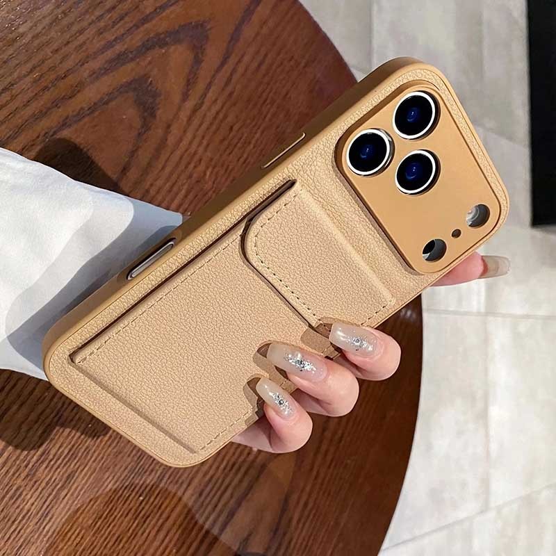 Luxo Retro Carteira Bolso Caso De Couro Para iPhone 17Air 16 15 14 13 12 11 Pro Cartão Suporte Slot Capa em Oferta na Shopee