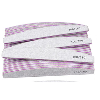 Kit Lixas de Unha Bumerangue Lavável 100/180 Boomerang Banana Alongamento Gel Fibra em Oferta na Shopee