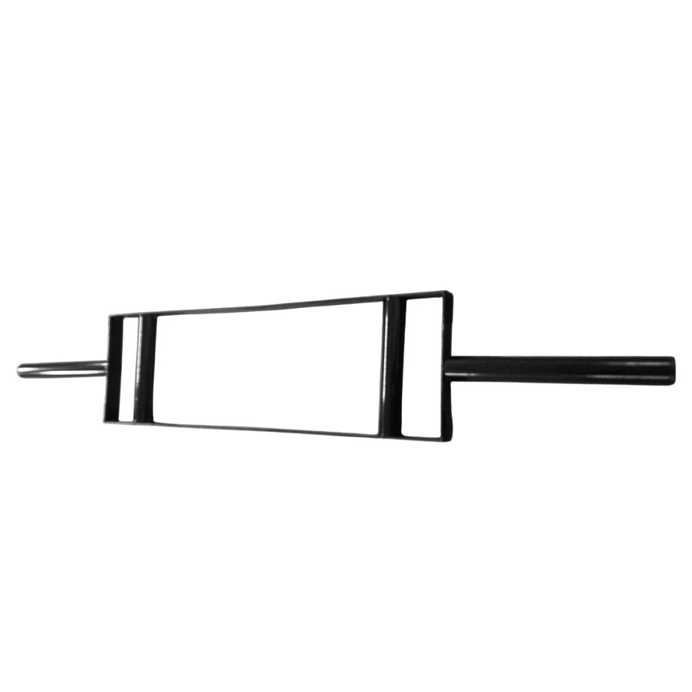 BARRA H DE 90CM OCA P/ ANILHAS MUSCULAÇÃO ACADEMIA P/ 70KG